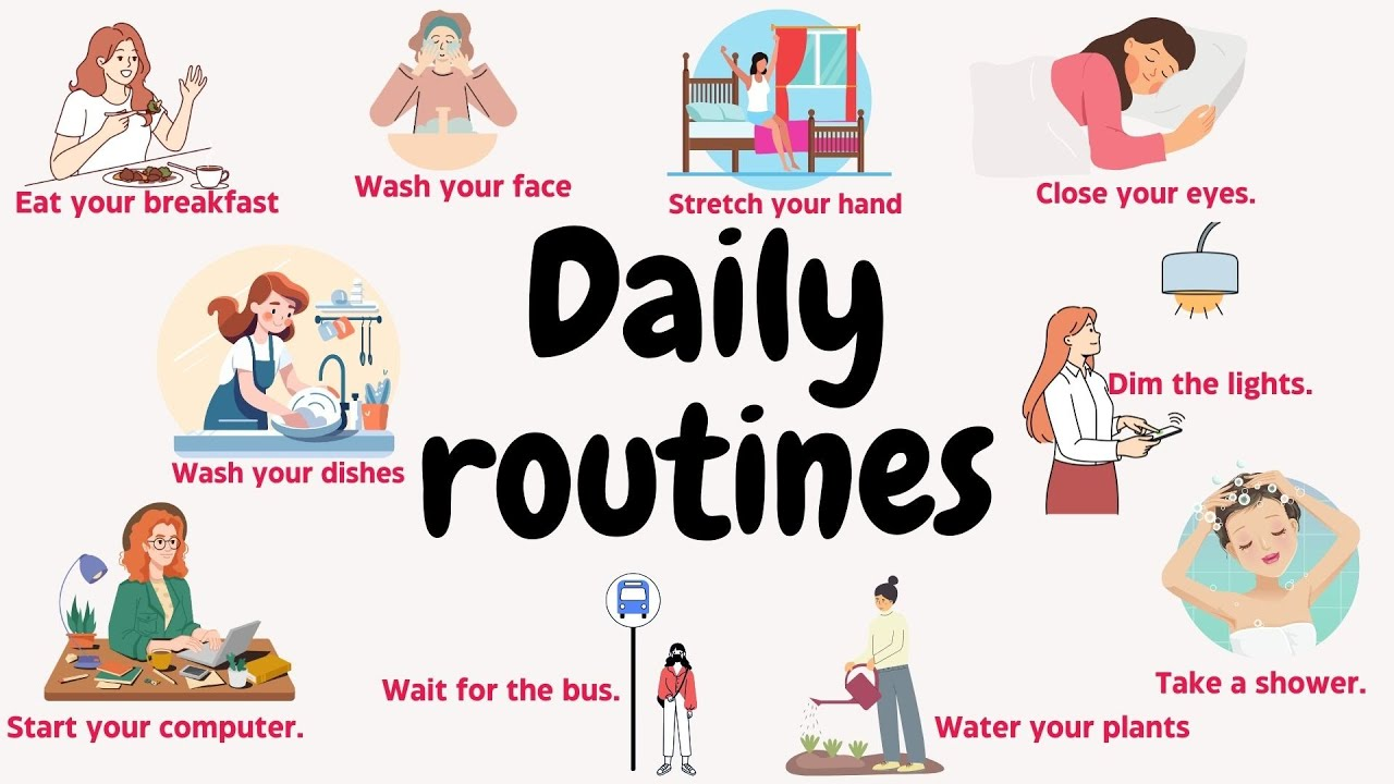 LET'S TALK ABOUT DAILY ROUTINES